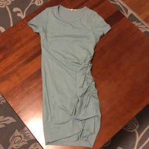 VICI Dolls Perfect Fit Ruched Shirt Dress Seafoam